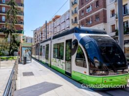 tranvia vitoria durante el gran apagon de 2025