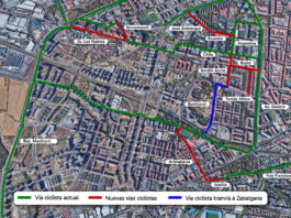 Planos de los nuevos itinerarios ciclistas