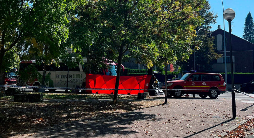 accidente en la calle Álava