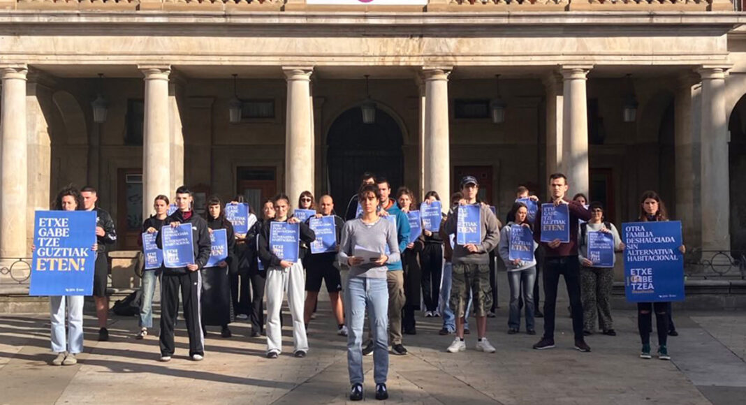 familia desahuciada en Vitoria