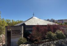 Exterior de la iglesia donde se hará el memorial 3 de marzo