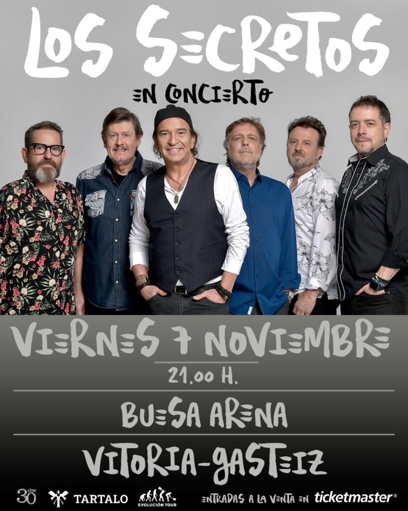 Concierto de Los Secretos en Vitoria