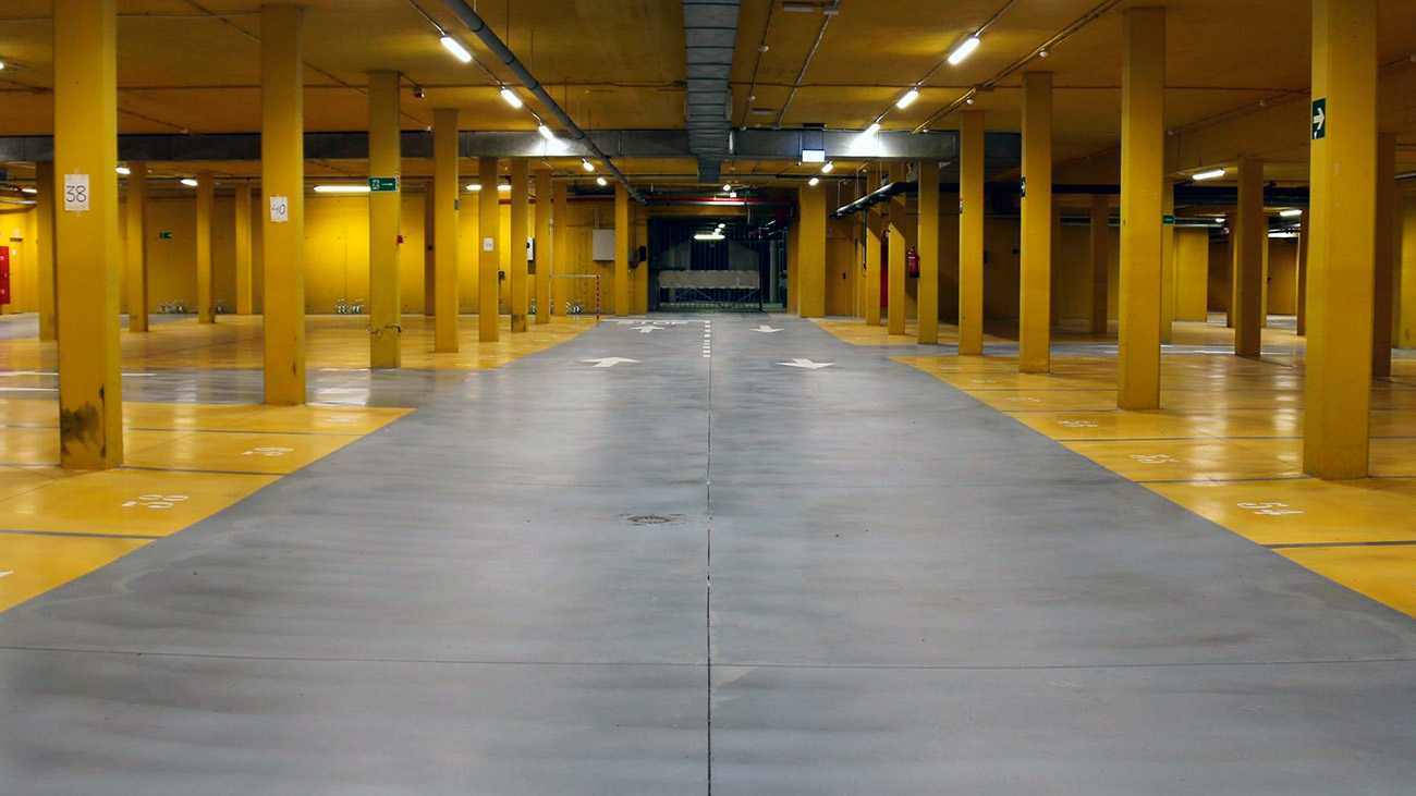 parking del Palacio Europa