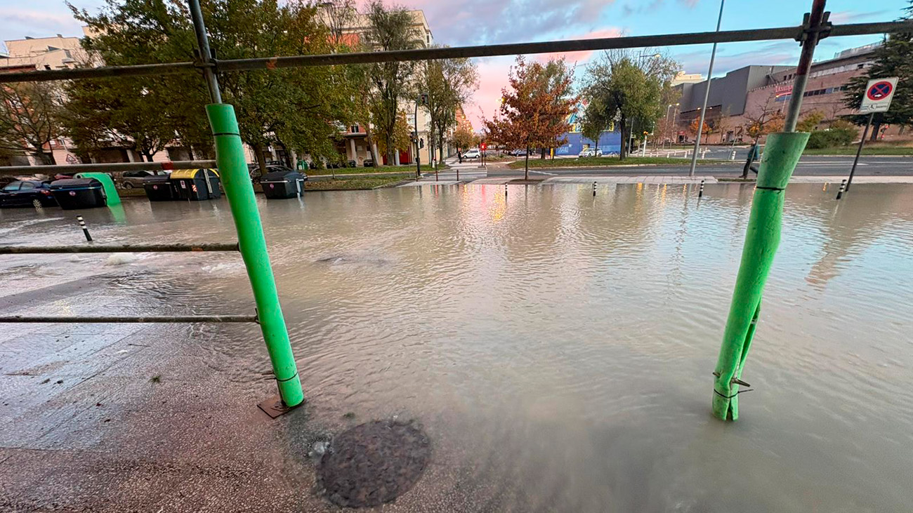 fuga de agua en Lakua
