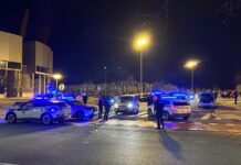 Más de cien vehículos identificados en un control conjunto junto al Buesa Arena