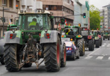 Los tractores vuelven a Vitoria-Gasteiz el 26 de diciembre: así afectará a la ciudad