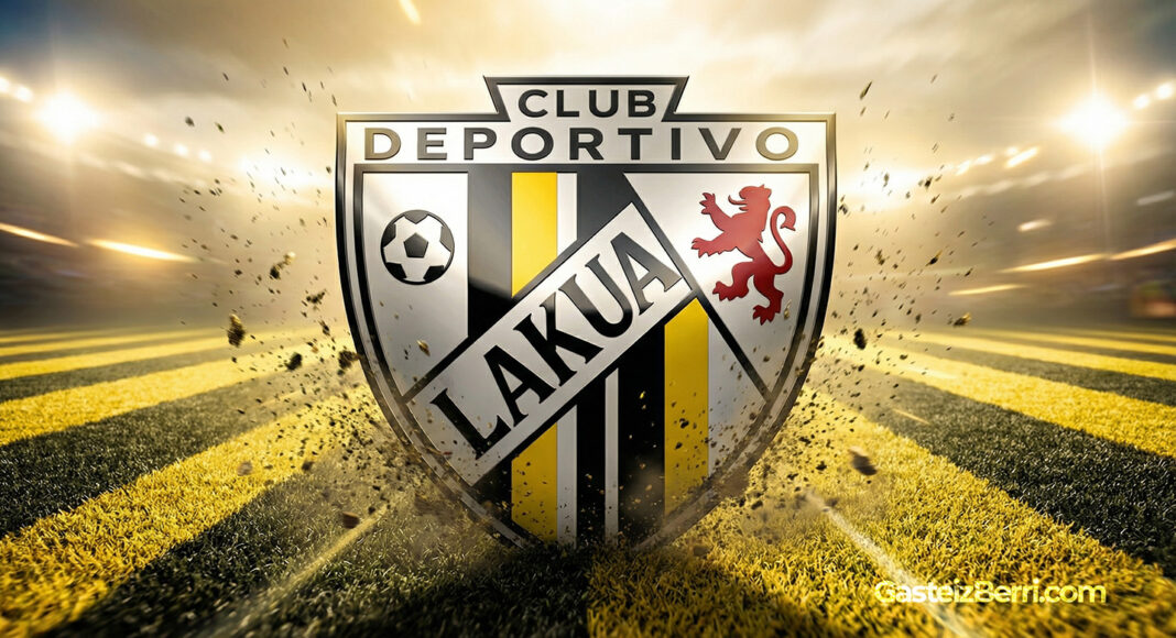 recreacion del logo del club deportivo lakua