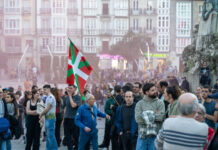 La huelga general de Euskadi en Vitoria en imágenes