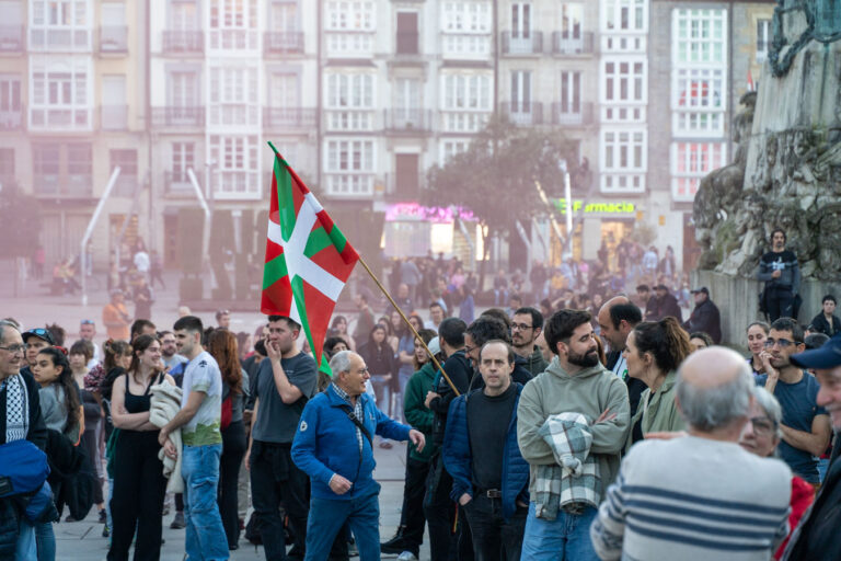 La huelga general de Euskadi en Vitoria en imágenes