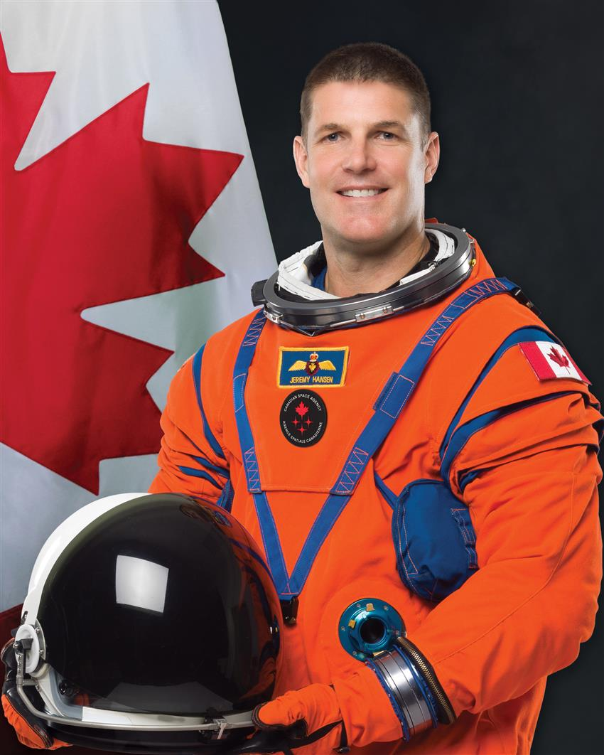 Jeremy Hansen, foto de la Agencia Espacial Canadiense
