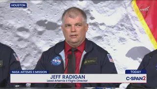 Jeff Radigan, director de vuelo de la Artemis II - foto de CSPAN