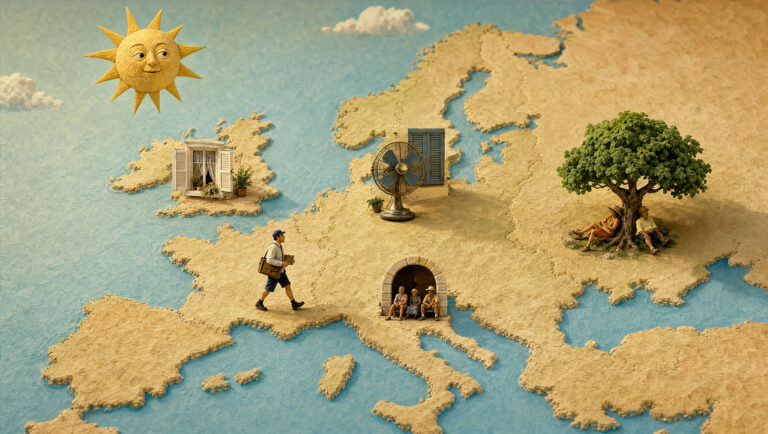 Cine gratis, tiza en las ventanas y «ERTE por calor»: el ingenio europeo contra la ola de calor