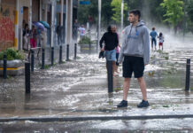 Vitoria sigue bajo aviso por calor antes de las tormentas